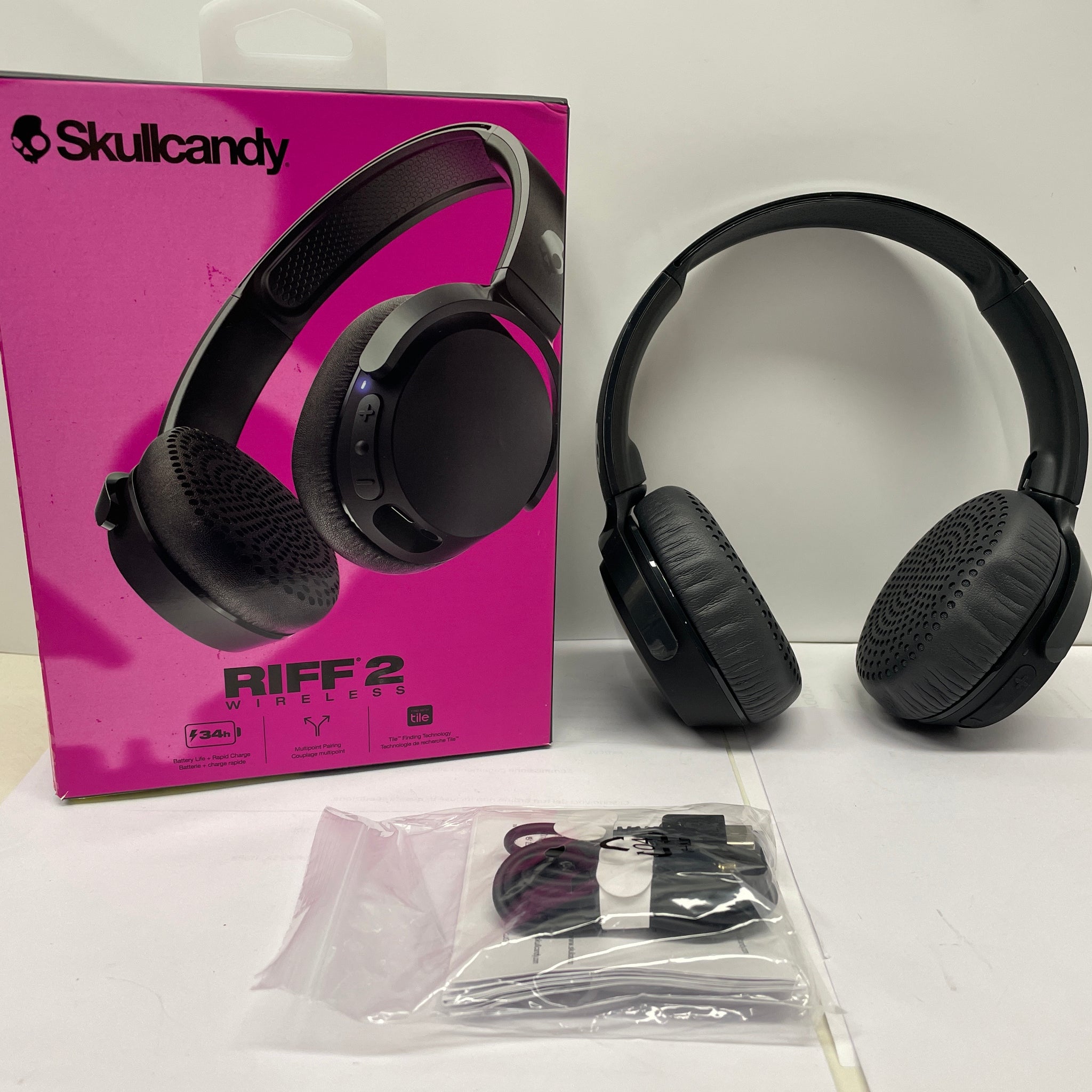 Skullcandy Riff 2 Cuffie Wireless On-Ear con Microfono