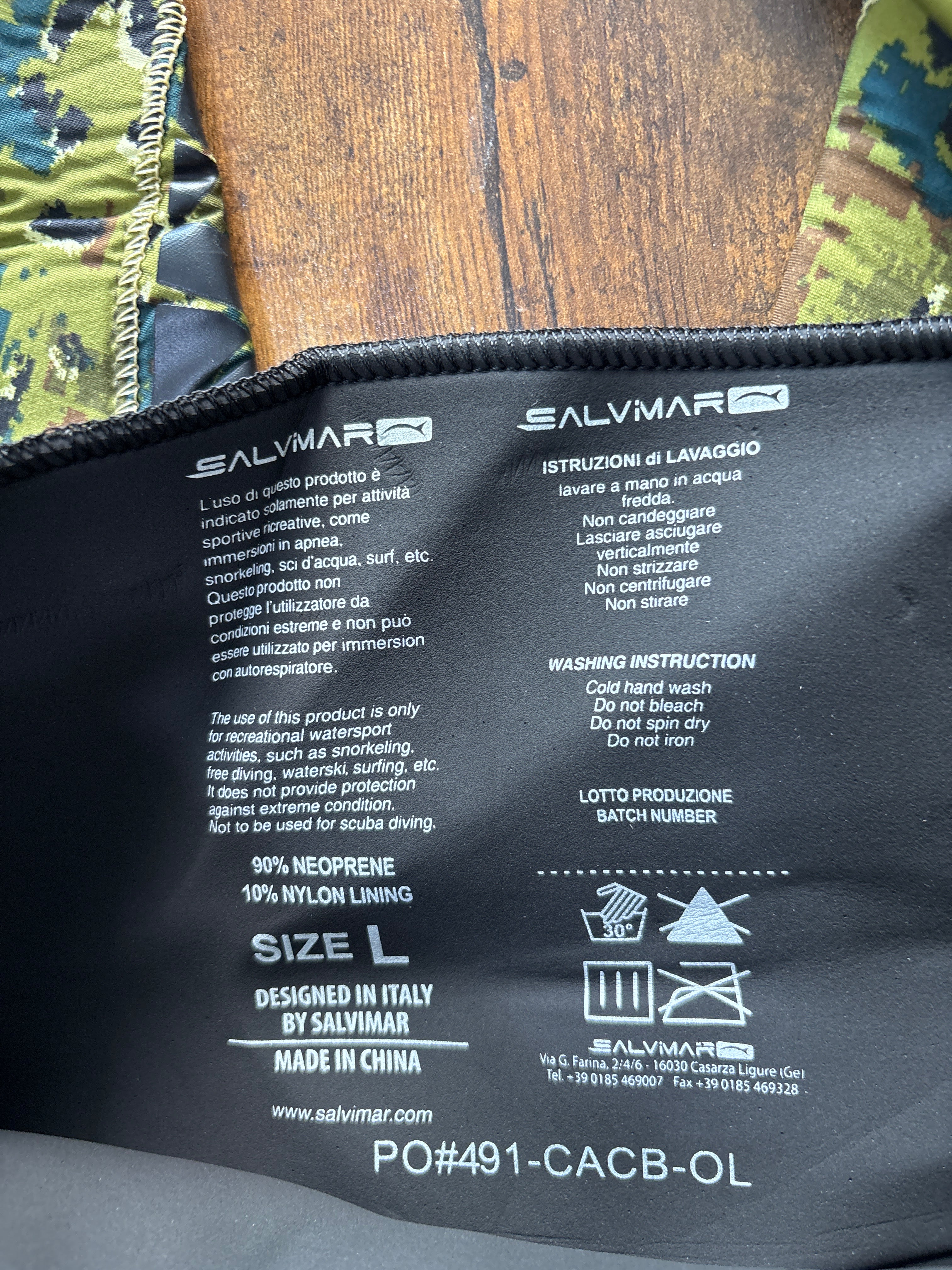 Salvimar westsuit nat 101