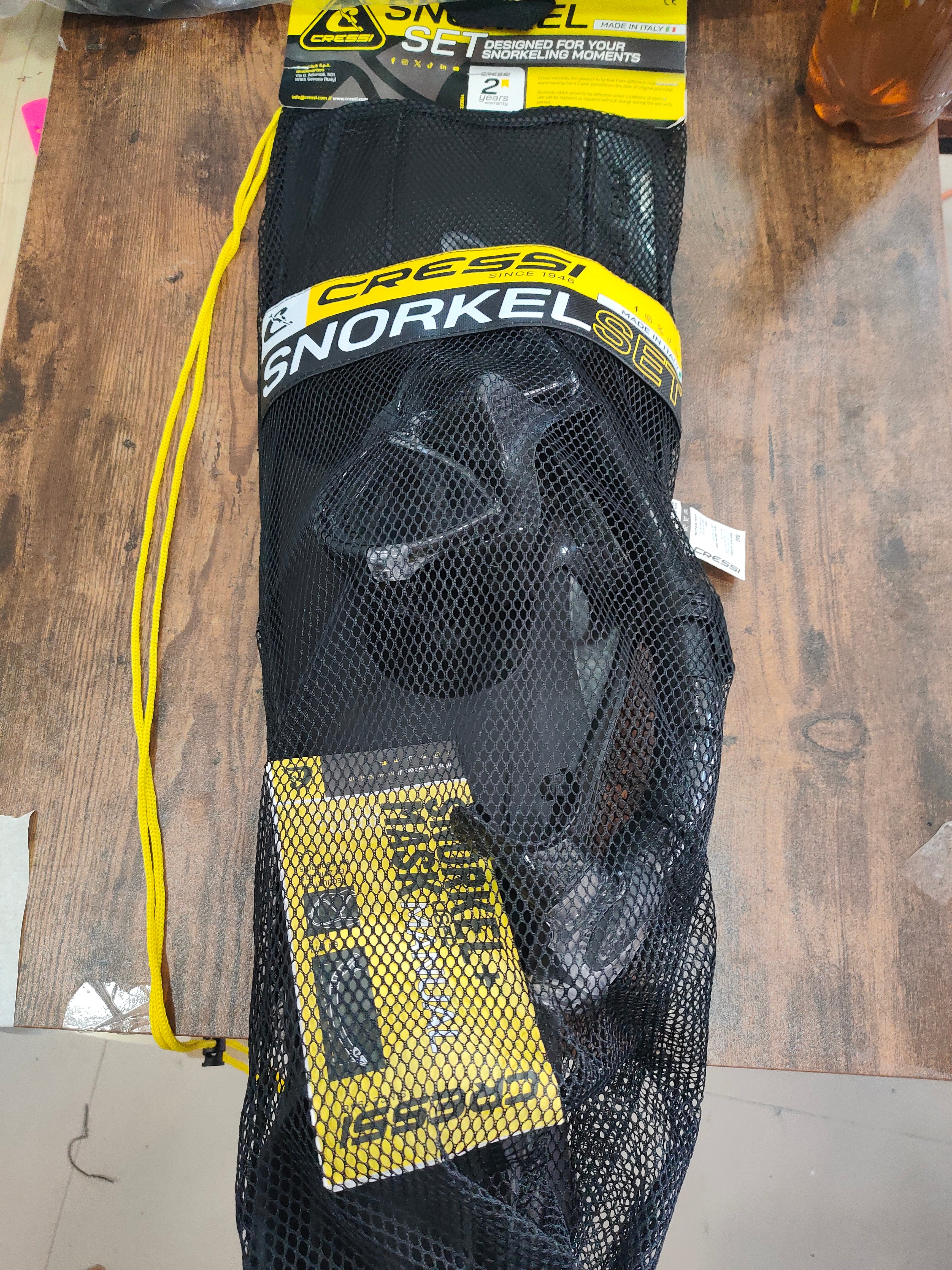 Cressi Pro Star Bag Diving Set – Taglia EU 41/42