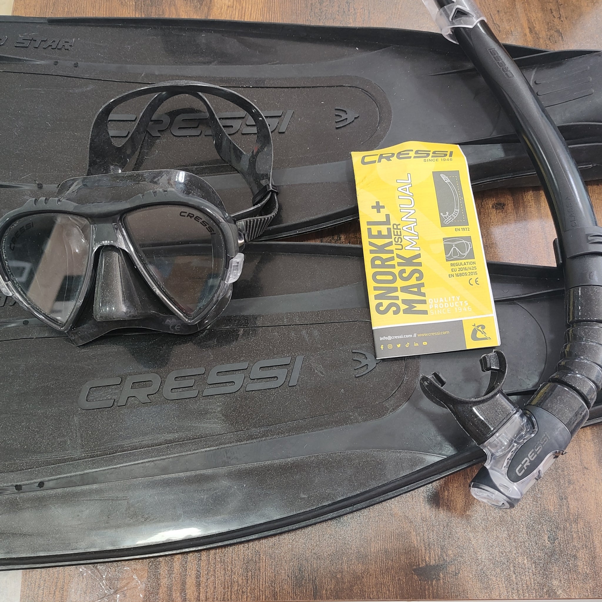 Cressi Pro Star Bag Diving Set – Taglia EU 41/42